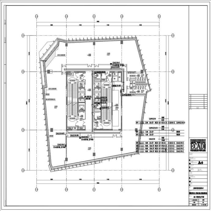 E-2-20-204 南区二号楼四层电力平面图 E-2-20-204 (1).pdf_图1