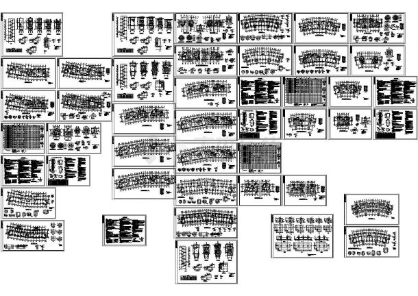 武汉某组团住宅结构设计图纸（共47张）-图一