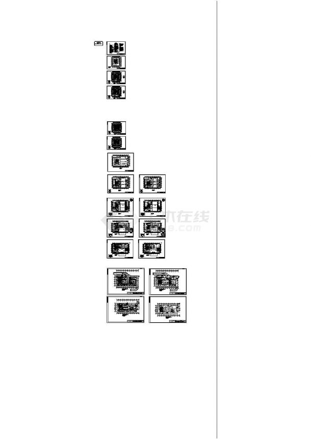 黑龙江某17层知名广场五星级酒店电施CAD图（78张（甲级设计院））-图一