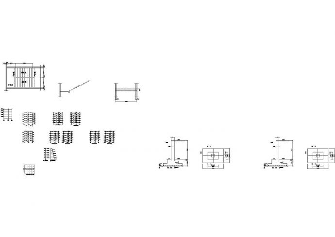 六层总建筑面积为6000㎡CAD图（含计算书，建筑、结构图）_图1