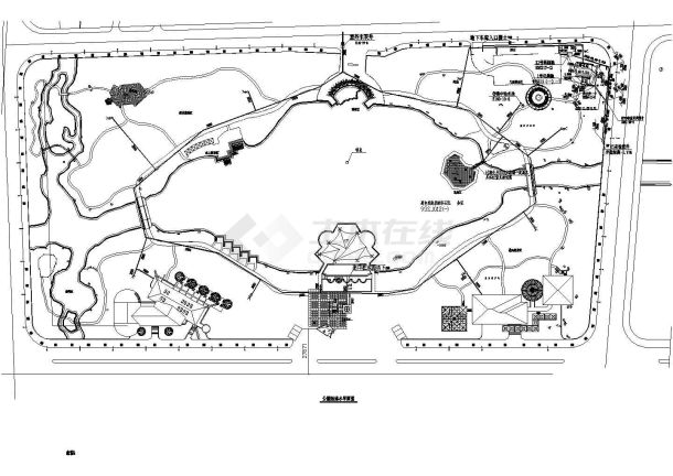 园林灌溉系统园林设计CAD大样图（共8张）-图二