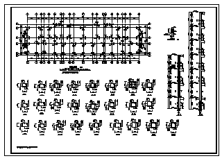 住宅设计_某6层民用框架结构住宅楼结构施工cad图纸-图二