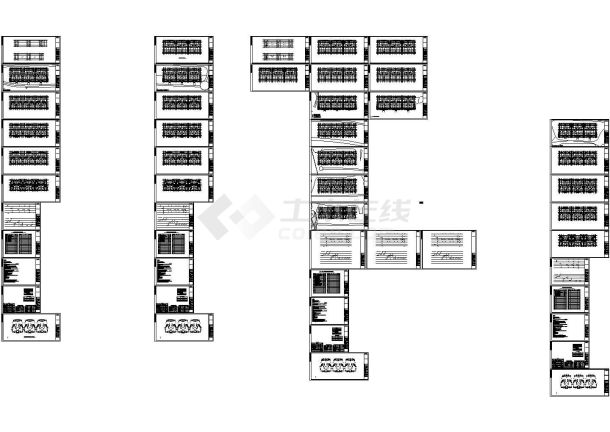 [重庆]某休闲度假小区给排水施工图纸（含设计图纸目录表、给排水平面图）-图一