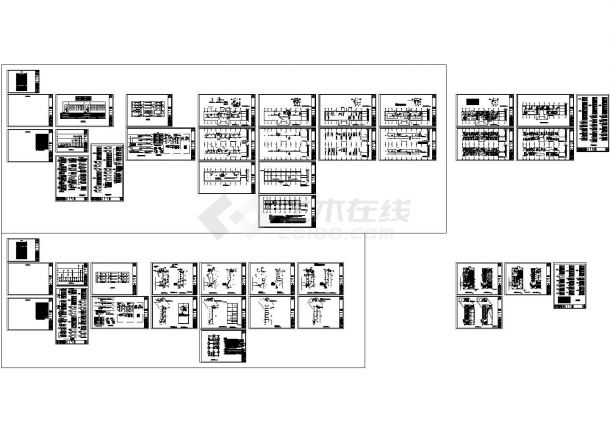 天津实验厂房电气图（供配电系统,配变电所)-图一