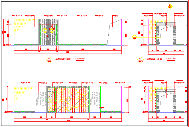 某大型浴场设计施工CAD设计服务区大样图纸_图1