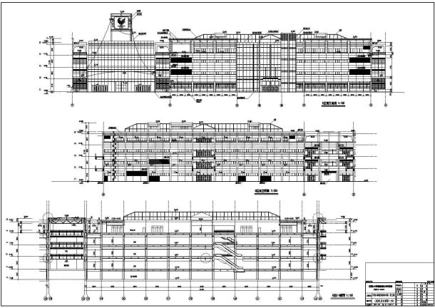 某义乌中国小商品城福田市场CAD施工节点构造图-图一