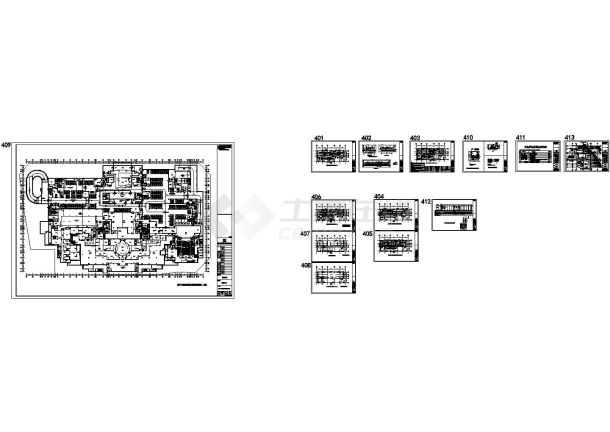 国学中心项目办公楼电气施工图（建筑设备监控系统 ）-图一