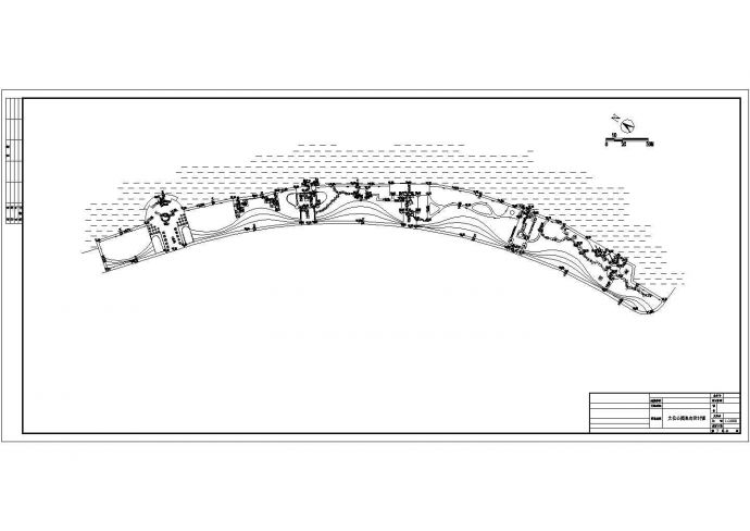 某滨湖公园CAD构造设计完整竖向设计_图1
