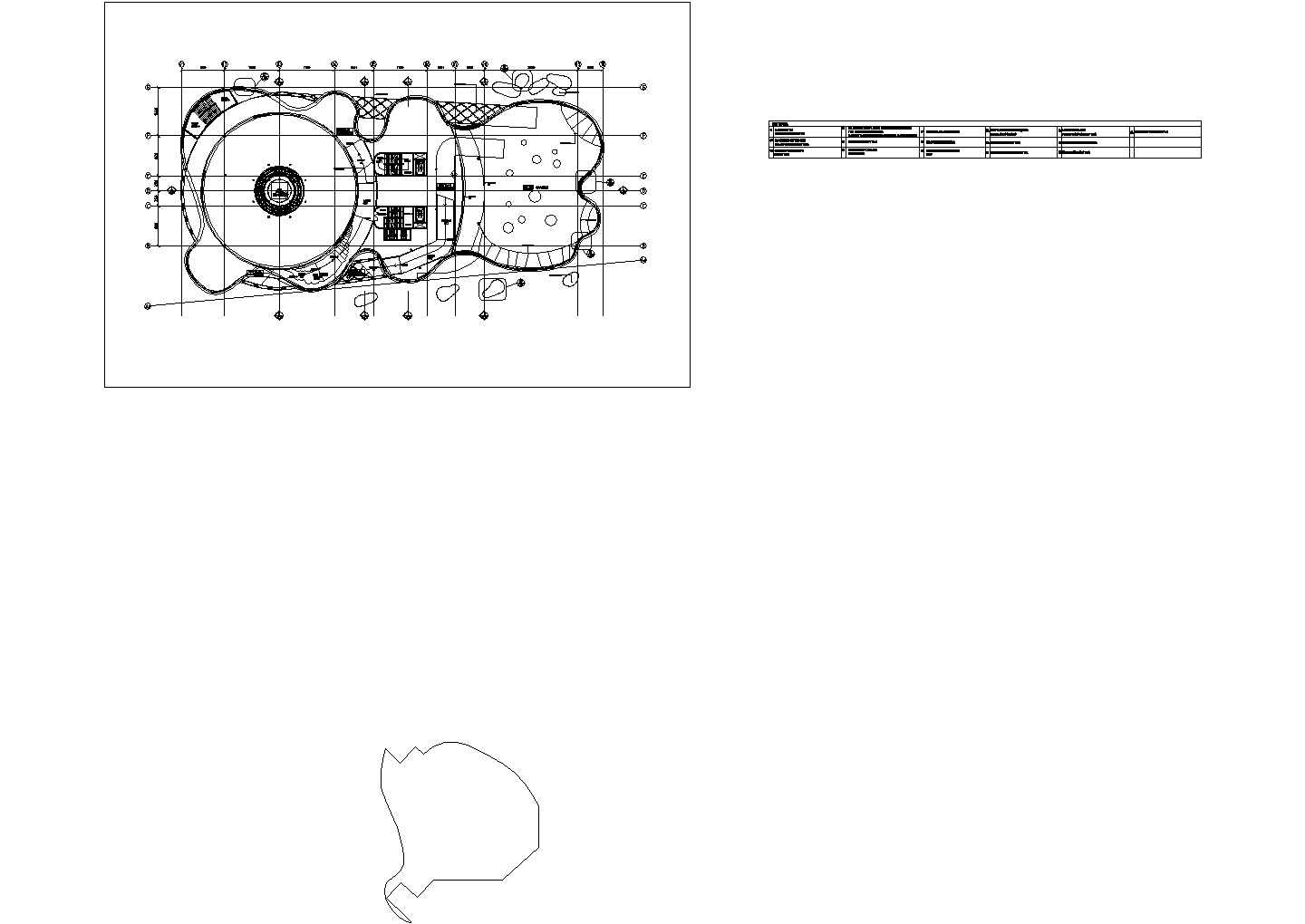 某展览建筑CAD展馆工程项目方案设计坡道夹层平面图
