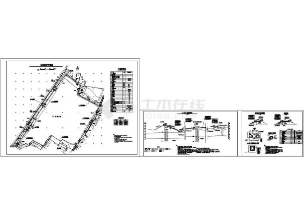 [云南]大坝土工膜防渗工程施工图(土石坝)-图一