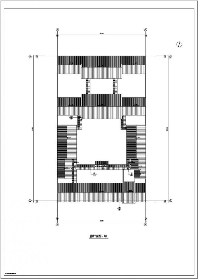 北京某高档四合院建筑设计CAD图_图1