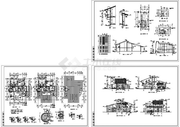 20套精品东南亚风格别墅建筑CAD图纸-图二