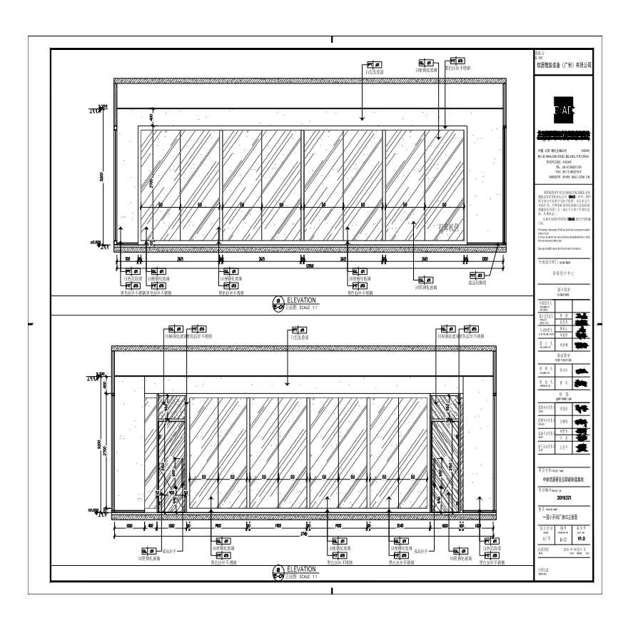 081 G-12 一层小开间厂房02立面图-图一