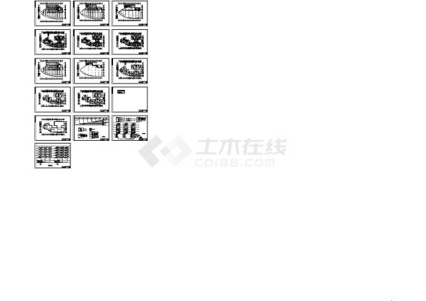 某商住楼电气设计CAD图纸方案-图一