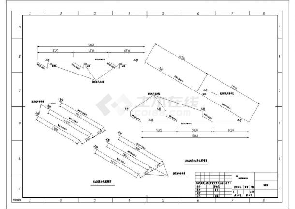 [河南]污水处理站污水预处理工程完善图纸配管CAD设计节点构造图纸-图二