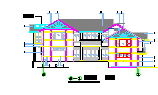 某地两层独栋别墅建筑cad施工设计图纸-图一