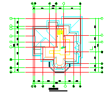 某两层独栋别墅cad建筑施工设计图纸_图1