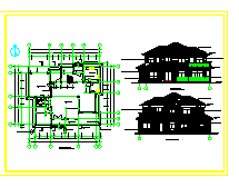 砖混结构别墅建筑设计施工详图