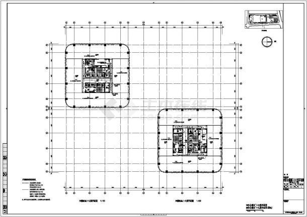办公与会展中心全套电气设计施工图-图二