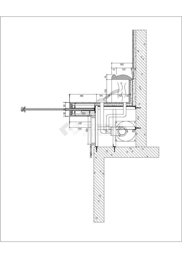 某画水池CAD构造设计完整节点图纸-图一