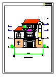 某地三层乡村小别墅建筑设计CAD施工图-图一