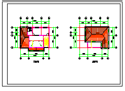 某地三层乡村小别墅建筑设计CAD施工图-图二