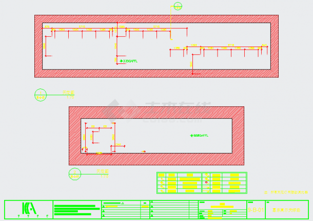 某别墅样板房高尔夫会所CAD完整构造平面设计图-图一