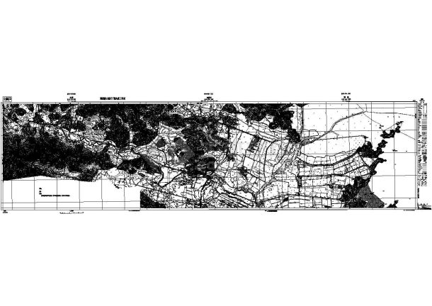 [浙江]某地河道治理工程施工设计cad图（含图纸目录和断面图）-图一