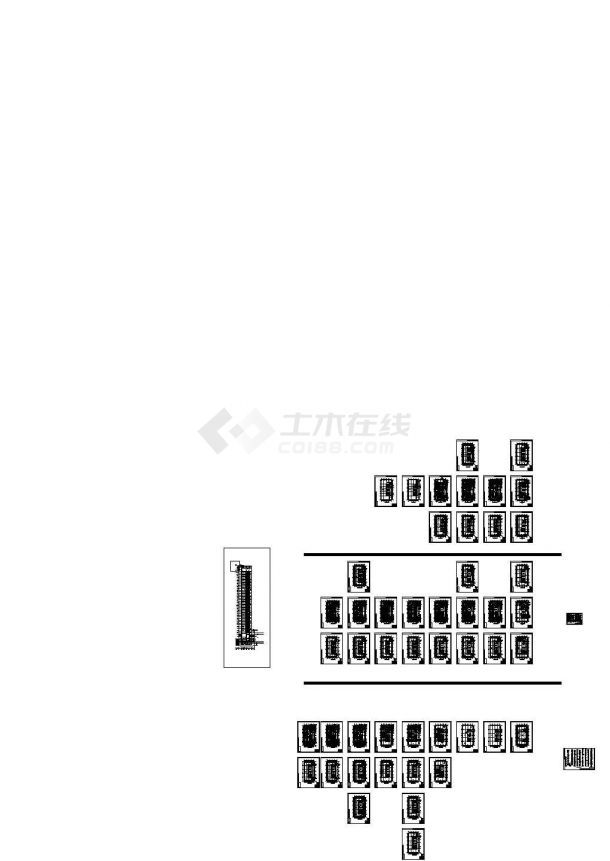 [浙江]超高商业楼暖通消防施工图147张（182.7米）-图一