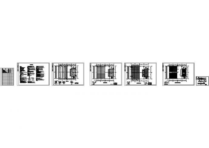 某钢结构阶梯教室设计cad全套结构施工图（含设计说明）_图1
