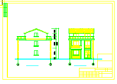 某地三层私人住宅建筑设计方案施工图纸-图二