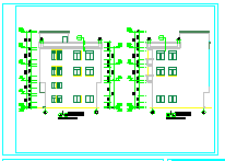  CAD construction drawing of a private residential building design on the fourth floor - Figure 1