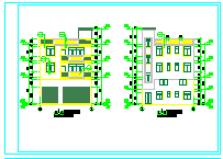 某地四层私人住宅建筑设计CAD施工图-图二