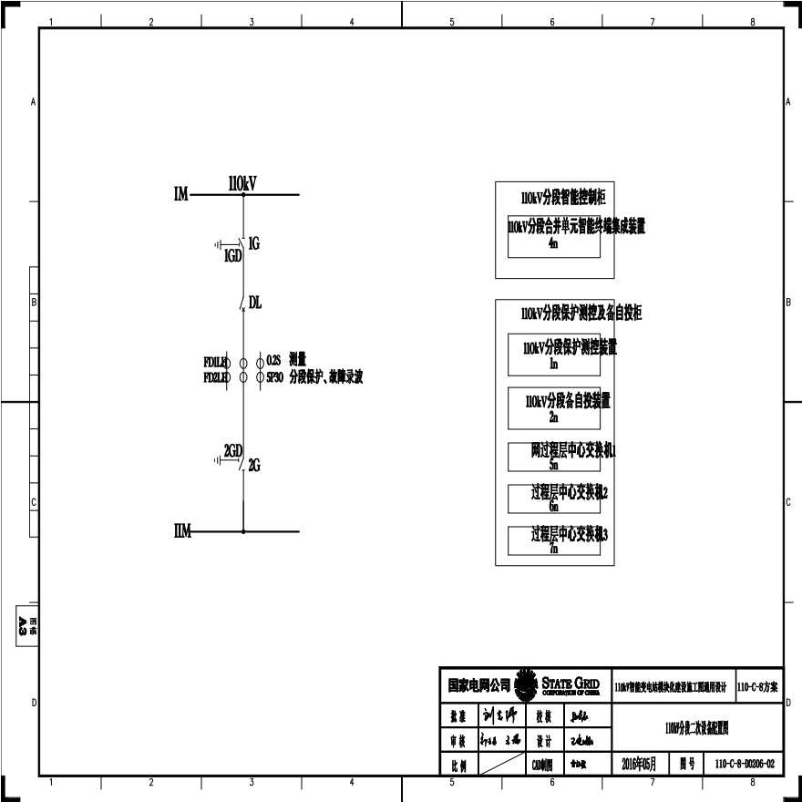 110-C-8-D0206二次设备配置图.pdf-图一