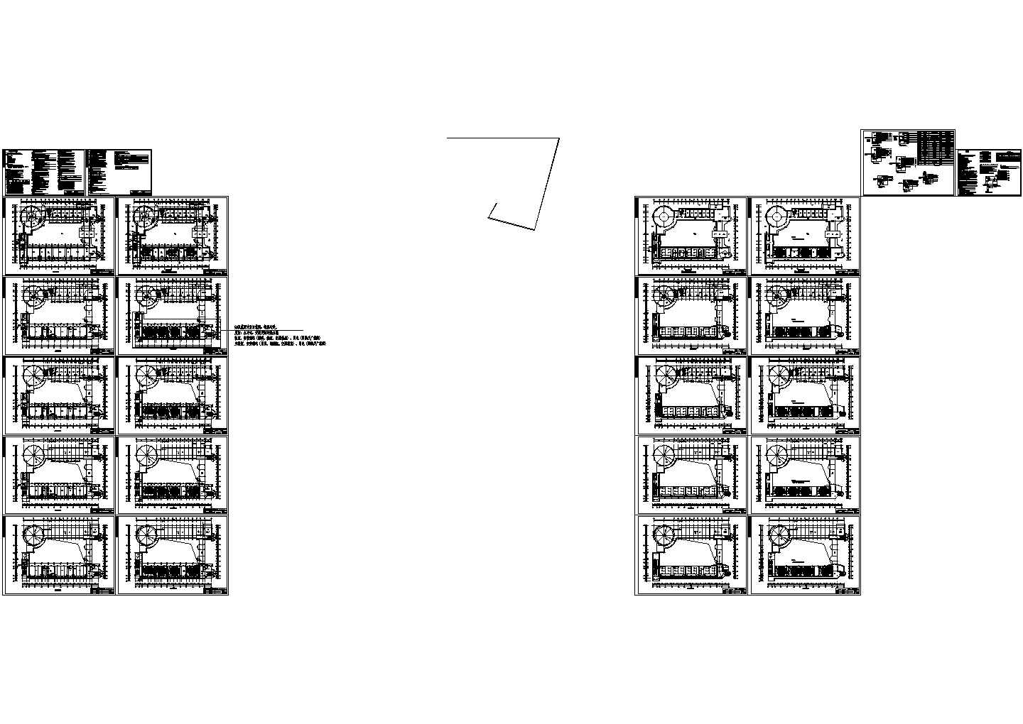 某3494㎡六层框架结构新建学校宿舍楼电气设计施工图纸（改造项目）