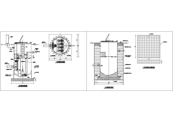 一体式预制泵站工艺设计图！_图1