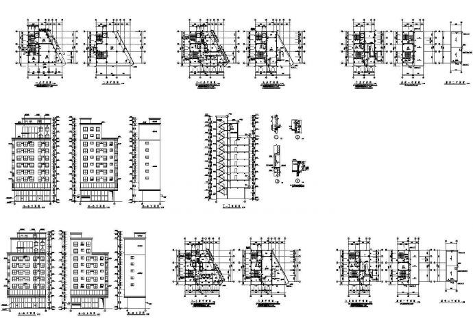 某十层私人住宅建筑设计方案图_图1