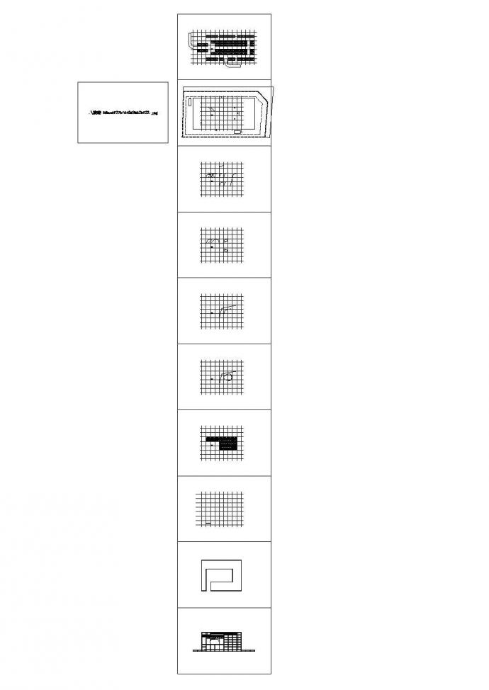 [青海]省级档案馆设计施工图CAD图纸（内含水暖电全套图纸）_图1