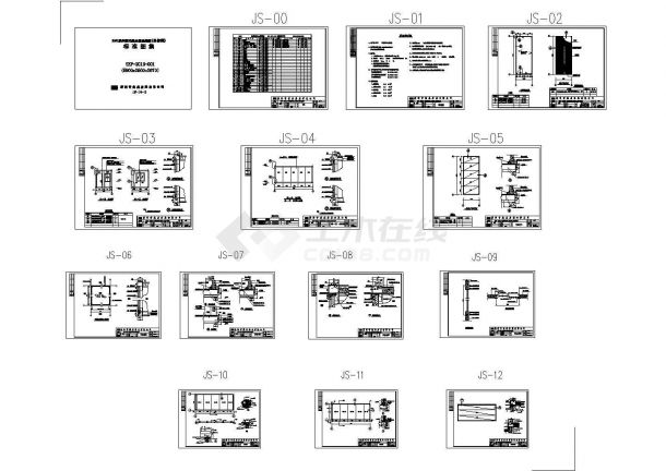 某工程集装箱房屋设计cad全套建筑施工图（含设计说明）-图一