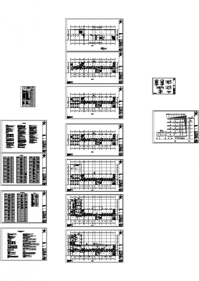 工业厂区多层办公楼空调通风系统设计施工图_图1