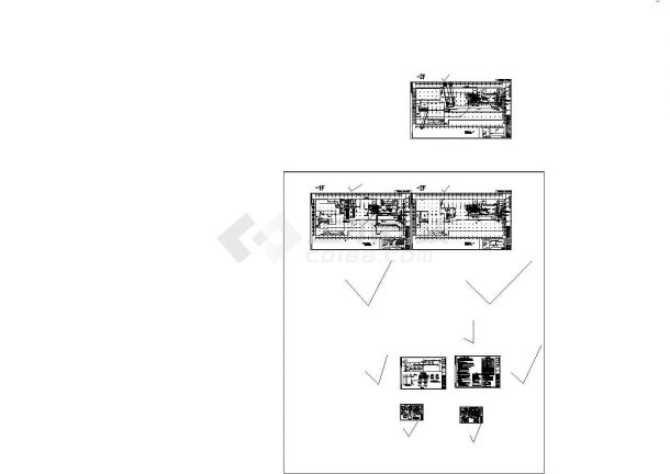 高层医院住院楼空调通风级防排烟系统图-图一