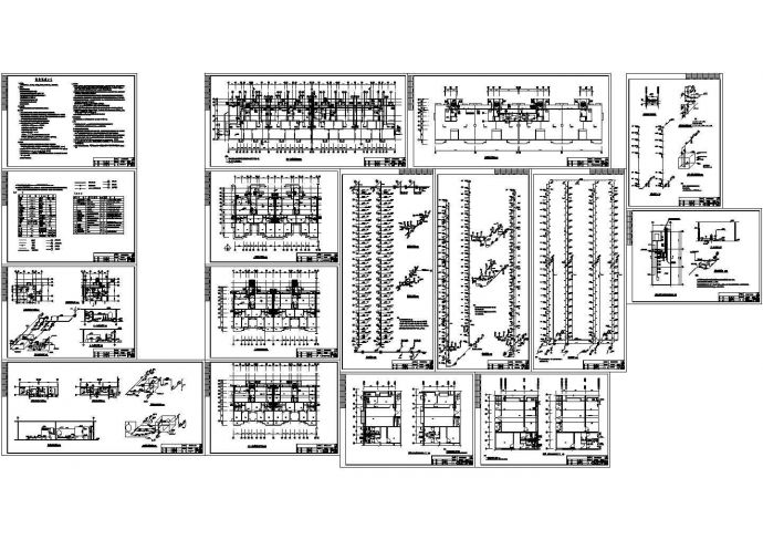 某带地下室高层办公楼给排水设计cad全套施工图（含设计说明）_图1