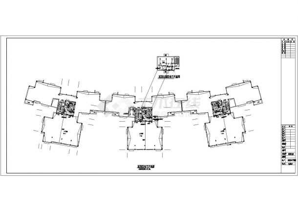 某16层宿舍电气CAD大样设计完整施工图-图一