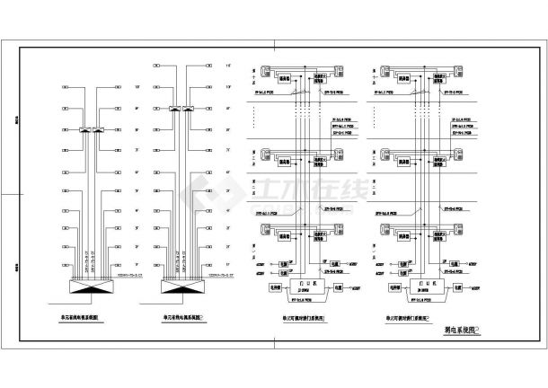 某小高层住宅电气CAD节点构造完整设计全套图-图二