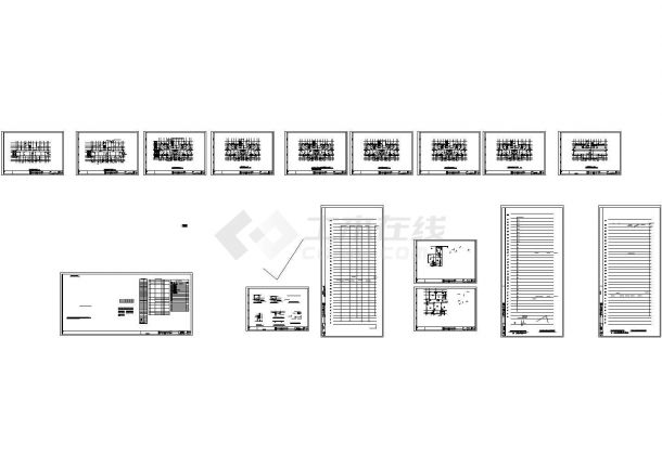 [安徽]某地三十三层住宅楼全套给排水施工图纸（含消防系统图）-图一