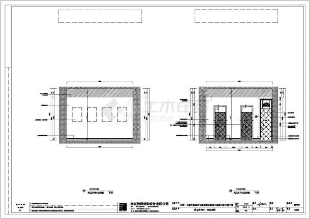 某万通售楼处立面CAD设计完整构造节点施工图-图二