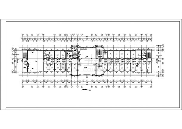 某县级五层医院建筑方案CAD图-图二