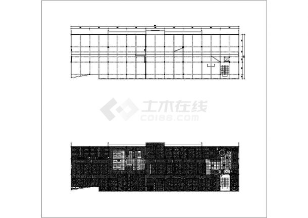 某知名足浴中心连锁店施工图水电消防CAD电气设计图-图一