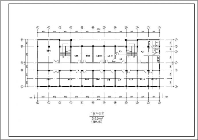 某医院总体规划及建筑设计CAD图_图1