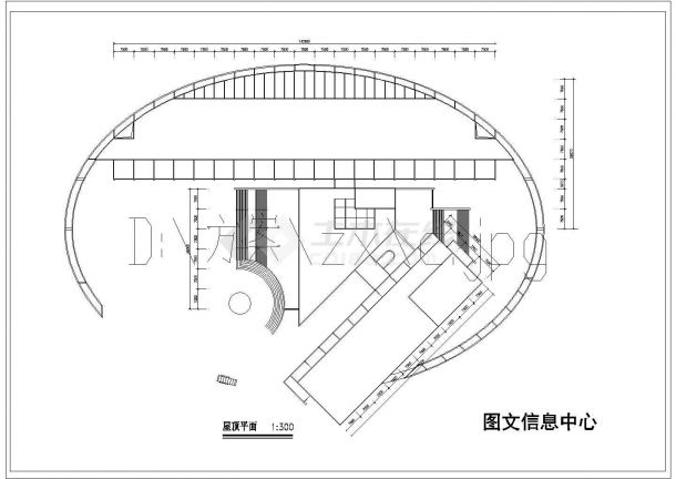 某职业技术学院新校区规划图书馆CAD大样节点图纸-图二